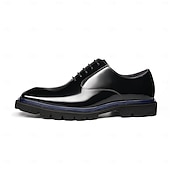abordables Chaussures de Costume Classiques-Chaussures derby classiques pour hommes, 100 % cuir de première qualité, finition polie, confortables et élégantes, idéales pour les affaires, les mariages et les occasions formelles.