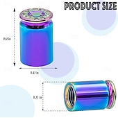 abordables Herramientas de Mano-4 tapones para válvula de neumático con forma de bala, de aleación de aluminio, para coches, SUV, camiones, bicicletas, motocicletas y bicicletas.