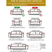 baratos Cobertura de Sofa-Capa de sofá com estampa geométrica, em microfibra elástica, protetora para móveis, ideal para sala de estar e decoração de casa.