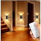 voordelige sensor nachtverlichting-1/2 stuks USB oplaadbare slimme bewegingssensor nachtlamp met afstandsbediening, LED wandlamp voor gang, hal, doorgang, achtergrondverlichting met bewegingssensor, slaapkamerverlichting,