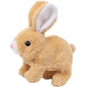 levne velikonoční-moje realistická hračka králíček, interaktivní velikonoční dekorace s králíčkem, realistický dárek pro děti s králíčkem - skákání, škubání a třesení ušima, realistická hračka králíček, realistický králíček Bunbi