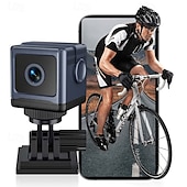 Χαμηλού Κόστους Κάμερα Δράσης-Έξυπνος ασύρματος συναγερμός με κάμερα ασφαλείας με ανίχνευση κίνησης, μίνι κάμερα με αφαιρούμενη βάση