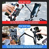 baratos Ferramentas Manuais-Suporte giratório de 360 graus antiderrapante para celular em bicicletas elétricas, mountain bikes e motocicletas.