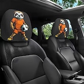 olcso 250. évforduló-2 db rajzfilmfigura, focimeccs mintás fejtámla huzat autóba, belső dekoráció, rugalmas kialakítás, univerzális illeszkedés, alkalmas napi ingázásra és családi kirándulásokra, tökéletes szórakoztató