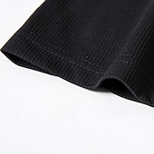 Homens Camisas Polo Polo Quarter Zip Casual Diário Quarter Zip Manga Curta Moda Básico Tecido Resfriamento Quarter Zip Verão Primavera Normal Preto Rosa Verde Camisas Polo
