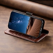 Недорогие 2026 Samsung Galaxy S26 серия-телефон Кейс для Назначение SSamsung Galaxy S26 S26 Плюс S26 Ультра Кошелек для карт Откидная крышка Молния с ремешком на запястье Откидная подножка Ретро ТПУ Кожа PU