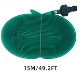 billige Vanning og irrigasjon-7,5 m plensprinkler hage automatisk tåke mikrovanning vanningsbøtte gårdsvanning kunstig drypp- og sprinkleranlegg med vanningsslange, i stand til å sprøyte eller dryppe