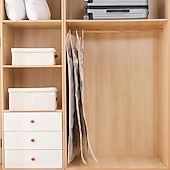 economico Organizzazione spazi-5 ganci grandi per sacchetti sottovuoto per appendere sacchetti organizzativi spessi, design esteso, non necessita di alimentazione, protezione dei vestiti e risparmio di spazio