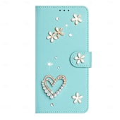 economico 2026 Samsung Galaxy S26 Serie-telefono Custodia Per Samsung Galaxy S26 S26 Plus S26 Ultra per Donna Ragazza con Supporto Slot per Carte Fiore Floreale TPU Pelle PU
