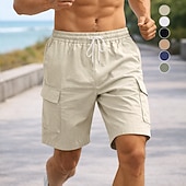 abordables Pantalones cortos de correr-Hombre Pantalones Cortos Running Pantalón Corto Short Running Shorts de gimnasio Correa Bolsillo Bermudas Casual Diario Exterior Verano Ligero Transpirable Entrenamiento de gimnasio Correr Corriendo