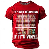  Per uomo Musica Maglietta Manica Corta maglietta Stampa 3D Girocollo Camicia Moda Quotidiano Quotidiano Streetwear Nero Rosso Estate Primavera Abbigliamento S M L XL XXL XXXL
