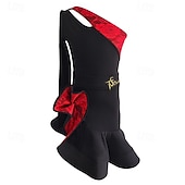 voordelige Toppen en Sets-Latijnse dans Kinderdanskleding Latin Salsa Dance Rokken Gesplitst Voor meisjes Prestatie Alledaagse kleding Lange mouw Hoog Spandex