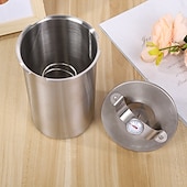 billiga Griller och matlagning utomhus-skinkpressform för att göra hemlagad köttpress, köttpresskokare i rostfritt stål, skinkpress med termometer, köttpress för lunch