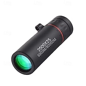 economico Telemetri e telescopi-Telescopio monoculare ad alta potenza 2000x25 con adattatore per smartphone, monoculare tascabile compatto e impermeabile per adulti e bambini, ideale per birdwatching, caccia, campeggio, viaggi e