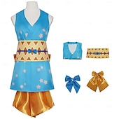 cheap Anime Costumes-Ocean Adventurer Straw Hat Pirate Anime Outfits Japanese Traditional Kimono Fancy Dress Cosplay Suits Halloween Carnival Costume For Women's Adults'