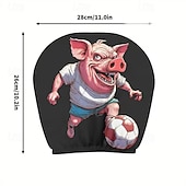 olcso 250. évforduló-2 db rajzfilmfigura, focimeccs mintás fejtámla huzat autóba, belső dekoráció, rugalmas kialakítás, univerzális illeszkedés, alkalmas napi ingázásra és családi kirándulásokra, tökéletes szórakoztató