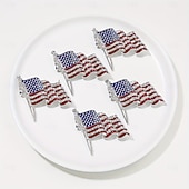 economico 250° Anniversario degli Stati Uniti-spille da bavero con bandiera patriottica – spille di sicurezza anti-esposizione per giacche, cappotti e camicie – 4 luglio, giorno dell'indipendenza, 250° anniversario, accessori per il Memorial Day