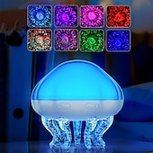 abordables lumières de projecteur de galaxie d'étoile-Vague océanique 2 en 1 &amp;Projecteur de méduses avec télécommande, minuterie et arrêt automatique, veilleuse 8 couleurs pour enfants, lampe d'ambiance USB pour chambre, cadeau de Noël ou d'anniversaire