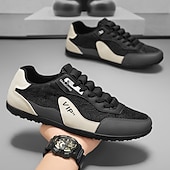 abordables Zapatillas Informales-Zapatillas deportivas de piel sintética para hombre: diseño moderno para estilos de vida activos, ideales para correr, caminar y actividades al aire libre.