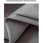 tanie Zasłona zaciemniająca-zasłona zaciemniająca Autohesion do okien, UV &amp;Roleta zaciemniająca, przeciwsłoneczna, samoprzylepna, blokująca światło, z taśmą magiczną, termoizolacyjna (ciemnoszara, 59x79 cali)