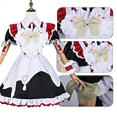  Ternos de Empregadas Anime Vestidos Roupa Baile de Máscara Trajes de cosplay Dia Das Bruxas Anime Expo Perucas Ocasiões Especiais Para Mulheres Adulto