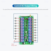 cheap Smart Switch-DC12V 24V 18CH Wireless Remote Control Switches Learning Code Relay Receiver 10A Relay 433mhz