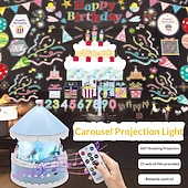 Недорогие Детские ночные огни-Проектор Свет Светодиодный ночник В помещении Изменение цвета