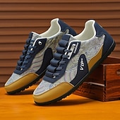 abordables Zapatillas Informales-Zapatillas deportivas de piel sintética para hombre: diseño moderno para estilos de vida activos, ideales para correr, caminar y actividades al aire libre.
