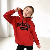 cheap Daily Family Matching-Family Tops Letter Casual Print Red Light Purple Beige Long Sleeve Active Matching Outfits