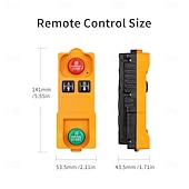 cheap Smart Switch-AC100V-400V 2CH Hopping Frequency 30A Remote Control Switches 220V 2Relay Receiver