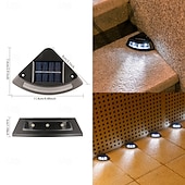 economico Illuminazione vialetto-4/8 luci solari da esterno per terrazze, impermeabili IP65, lampade da giardino per vialetti, gradini, passerelle, prato, terrazze, luce notturna solare decorativa