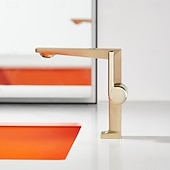 economico Rubinetti per lavandino bagno-Rubinetto per lavabo da bagno - classico rubinetto miscelatore monocomando in ottone galvanizzato per lavabo da bagno