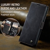 preiswerte 2026 Samsung Galaxy S26 Serie-Handy Hülle Handyhüllen Für Samsung Galaxy S26 S26 Ultra Plus Brieftaschenhülle Flip-Cover Mit Ständer Ständer Kartenfach Retro TPU PU-Leder