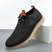economico Sneakers Casual-sneakers casual da uomo in maglia: leggere, traspiranti e comode da indossare tutti i giorni, ideali per uscite informali, passeggiate e relax nel fine settimana