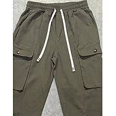 economico Pantaloni cargo-Per uomo Pantaloni Cargo Pantaloni Coulisse Tasca Semplice Comodità Traspirante Lunghezza al ginocchio Casa All'aperto Abbigliamento casual alla moda Vacanza Moda Verde militare Albicocca Inelastico