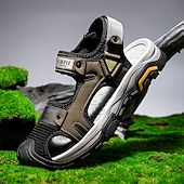 cheap Outdoor Sandals-Men's Outdoor Hiking Sandals – Adjustable Strap Sport Sandals with Breathable Mesh and Durable Sole, Perfect for Summer Travel, Beach Adventures and Outdoor Activities
