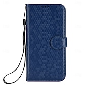 billige 2026 Samsung Galaxy S26-serien-telefon Etui Til Samsung Galaxy S26 S26 Pluss S26 Ultra Lommebok-kortveske Magnetisk Helkroppsbeskyttende med nøkkelbånd Kontor / Bedrift Geometrisk mønster TPU