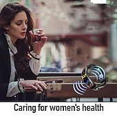 abordables Bagues Intelligentes-Suivi d'activité Smart Ring moniteur d'activité haute précision avec écran LED accessoire de santé intelligent étanche bague de suivi de sommeil et de sport pour hommes et femmes connectée par