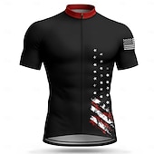  250 aniversario de Estados Unidos Día de la Independencia día de la independencia americana Hombre Maillot de Ciclismo Bandera estadounidense de los Estados Unidos Manga Corta Bicicleta Maillot