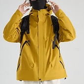 olcso Vízálló kabátok-Női Softshell dzseki Hardshell kabát Külső Vízálló Szélbiztos Túrafelszerelések Túraruházat Tavasz Ősz Felsők Kempingezés / Túrázás / Barlangászat Futás Tömör szín Rózsaszín Piros Narancssárga