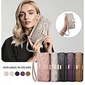 cheap 2026 Samsung Galaxy S26 Series-Phone Case For Samsung Galaxy S26 S26 Plus S26 Ultra Wallet Case Flip Cover with Stand Holder Zipper with Wrist Strap Tree Retro TPU PU Leather