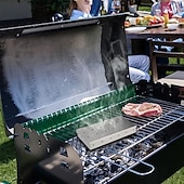 cheap Kitchen Utensils &amp; Gadgets-Stainless Steel Wood Chip Smoker Box for Grilling Additions, Suitable for Adding a Smoky Flavor to Gas Or Charcoal Grills, The Best Grilling Accessory for Charcoal And Gas Barbecue Grills
