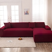 voordelige Bankhoes-Waterdichte bankhoes met wafelstructuur, elastische bankovertrek voor 1/2/3/4-zitsbanken, L-vormige hoekbanken en andere meubelbeschermers.