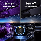 Недорогие Декоративные огни-Выдвижное автомобильное зарядное устройство USB-C с быстрой зарядкой 120 Вт, автомобильный адаптер для прикуривателя со звездами и ароматерапевтической подсветкой, незаменимые автомобильные зарядные устройства, подарки для путешественников, мужчин и женщи