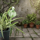 cheap Watering &amp; Irrigation-3/6PCS Cactus-shaped Automatic Watering Device Set, Plastic Watering Ball Tips, for Self-watering, Charming Decorative Design, Green