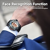 baratos Smartwatch-Relógio inteligente Lokmat Appllp 6 Pro de 1,54 polegadas com 4G LTE, pedômetro, lembrete de chamadas, monitor de sono, compatível com Android e iOS, unissex, GPS, chamadas em modo mãos-livres, controle de mídia, IPX-4, 51 mm.