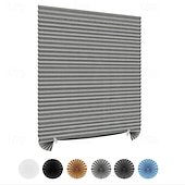 abordables Cortina apagada-Cortinas opacas, persianas temporales sin taladro, estores plisados autoadhesivos para ventanas, cubierta de privacidad para dormitorio, habitación de residencia estudiantil o apartamento.