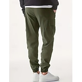 baratos Calças Cargo-Homens Calças Cargo Corredores Calças Calças Táticas Calças de trabalho Com Cordão Bolso multi Bolso com aba Tecido A Prova de Vento Conforto Mimolet Diário Ao ar livre Feriado Roupa de rua à moda