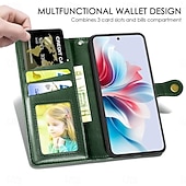 cheap 2026 Samsung Galaxy S26 Series-Phone Case For Samsung Galaxy S26 S26 Plus S26 Ultra Wallet Case Flip Cover with Wrist Strap Kickstand Retro TPU PU Leather