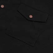 cheap Men's Work Shirts-Men's Shirt Casual Shirt Corduroy Shirt Button Up Shirt Black White Yellow Navy Blue Brown Short Sleeve Solid Color Plain Textured Shirt Collar Casual Daily Front Pocket Clothing Apparel Elegant